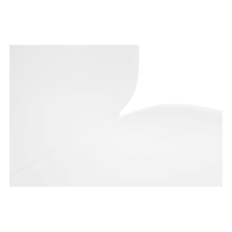 Scaun dining, alb/negru, MENTA