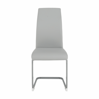 Scaun dining, gri deschis / gri, NOBATA