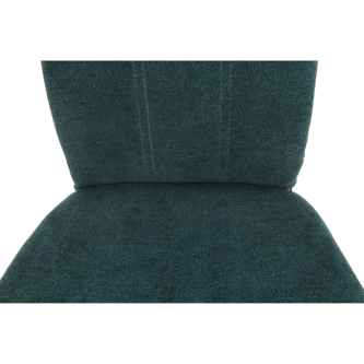 Scaun bucătărie, material textil azur/crom, OLIVA NEW
