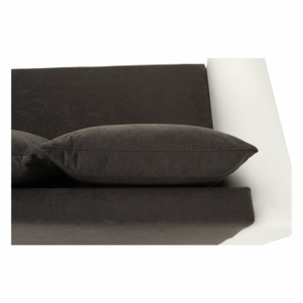 Colţar, alb piele eco/textil gri, OXFORD