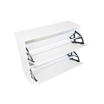 Pantofar 2 usi mare alb