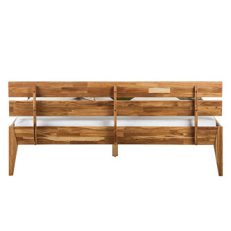 Pat din lemn masiv JillWOOD 185 cm