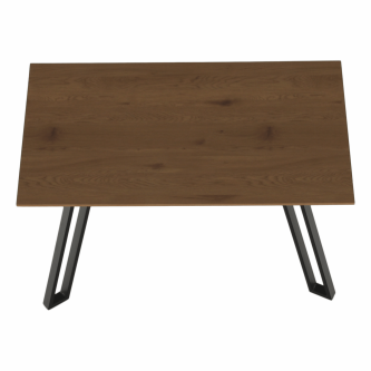 Masă dining, stejar/negru, PEDAL