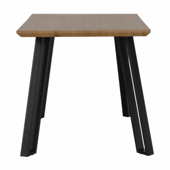 Masă dining, stejar/negru, PEDAL