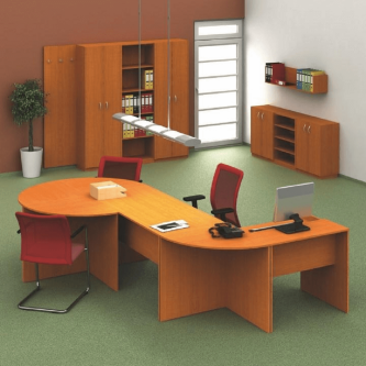 Dulap biblioraft înalt, cireş, TEMPO ASISTENT NEW 001