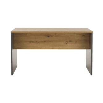Masă de birou, grafit/stejar artisan, RIOMA NEW TYP 16