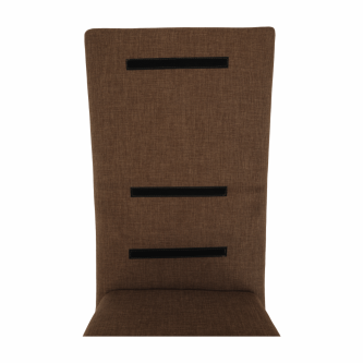 Scaun balansoar, material maro/metal, ROGER