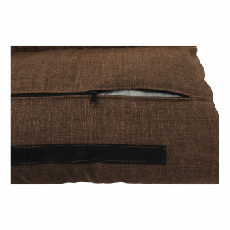 Scaun balansoar, material maro/metal, ROGER