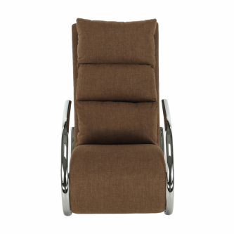Scaun balansoar, material maro/metal, ROGER