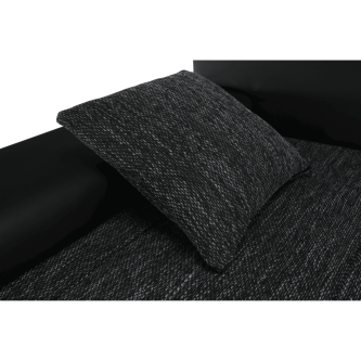 Colţar, negru/negru, TRAMP