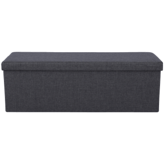 Taburet pliabil, material gri, UMINA