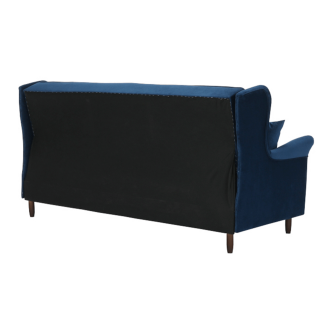 Colţar extensibil, material textil albastru, COLUMBUS