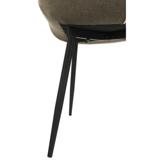 Scaun, gri maroniu taupe/negru, SARIN