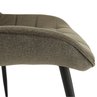 Scaun, gri maroniu taupe/negru, SARIN