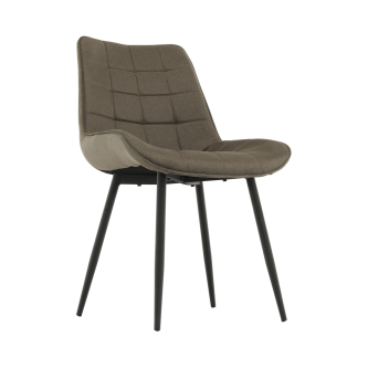 Scaun, gri maroniu taupe/negru, SARIN