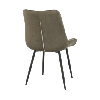 Scaun, gri maroniu taupe/negru, SARIN