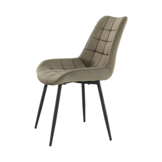 Scaun, gri maroniu taupe/negru, SARIN