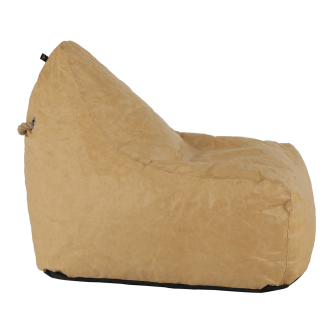 Fotoliu tip sac, material textil bej, RIMINO TIPUL 1