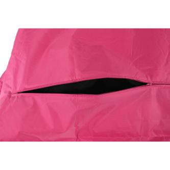 Fotoliu tip sac, material textil roz, GETAF
