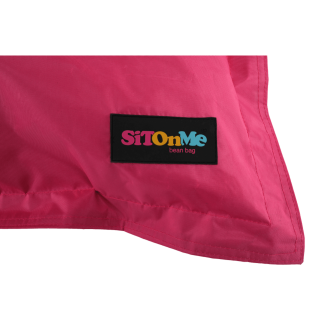 Fotoliu tip sac, material textil roz, GETAF