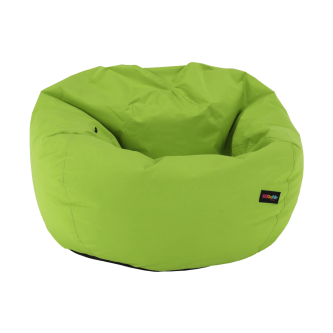 Fotoliu tip sac, material textil verde, KATANI