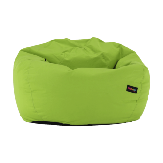 Fotoliu tip sac, material textil verde, KATANI