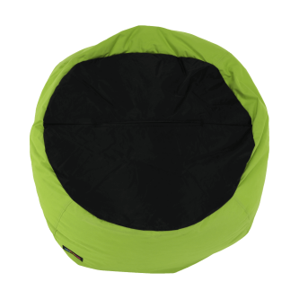Fotoliu tip sac, material textil verde, KATANI
