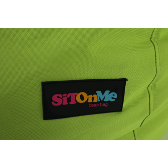 Fotoliu tip sac, material textil verde, KATANI
