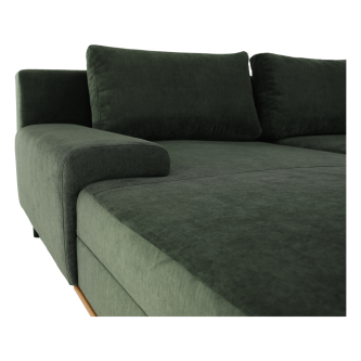 Canapea, verde, model stânga, SELBY