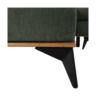 Canapea, verde, model stânga, SELBY