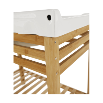 Masă cu chiuvetă ceramică, natural/alb, SELENE TYP 6