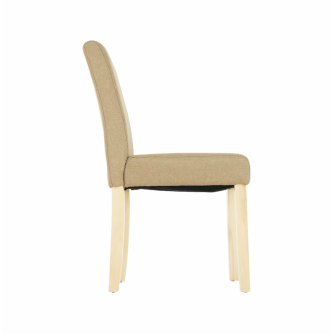 Scaun dining, bej/fag, SELUNA