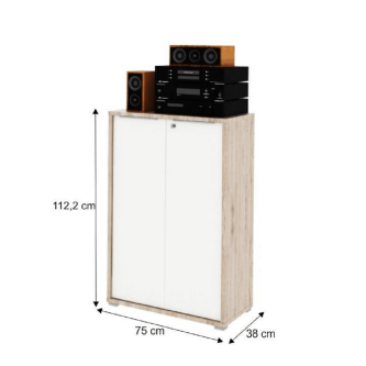 Dulap, San Remo/alb, RIOMA Tip 09