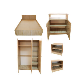 Dormitor Soft Sonoma cu pat 160x200 cm