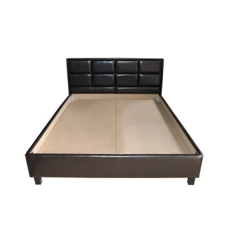 Dormitor Soft Wenge cu pat tapitat Wenge pentru saltea 160x200 cm