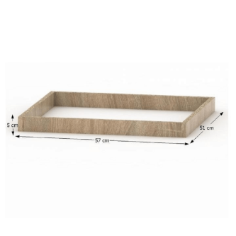 Plintă pentru dulap, stejar sonoma, TEMPO ASISTENT NEW 032