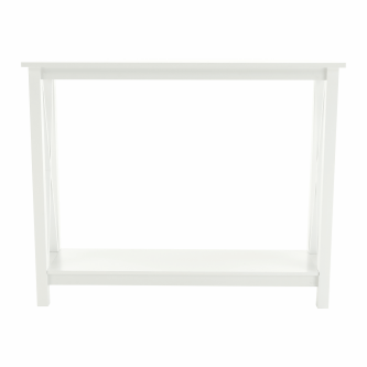 Măsuţă tip consolă, alb, SONET