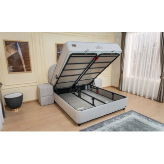 Set Pat Tapițat cu Saltea „Split 160x200”