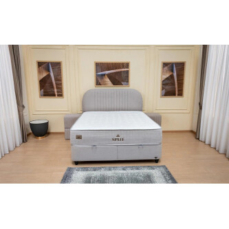 Set Pat Tapițat cu Saltea „Split 160x200”