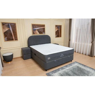 Set Pat Tapițat cu Saltea „Split 160x200”