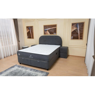 Set Pat Tapițat cu Saltea „Split 160x200”