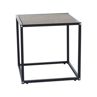 Măsuţă portabilă, stejar/negru, JAKIM TYP 1