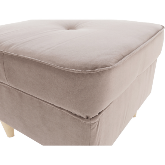 Taburet modern, bej-gri/fag, RUTINO