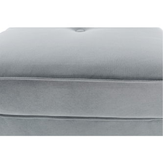 Taburet modern, gri deschis/alb, RUTINO