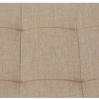 Taburet, material textil bej, FALON