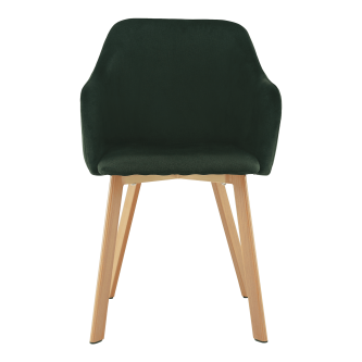 Scaun dining, smarald/fag, TANDEL