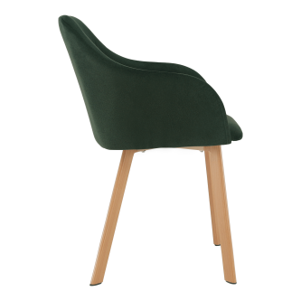 Scaun dining, smarald/fag, TANDEL