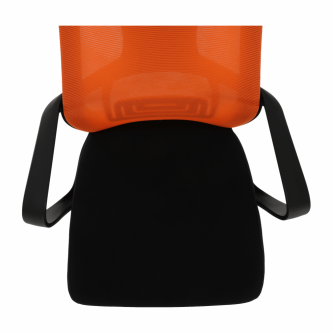 Fotoliu de birou, negru /orange TAXIS