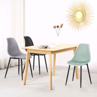 Scaun dining, verde/negru, TEGRA TYP 2