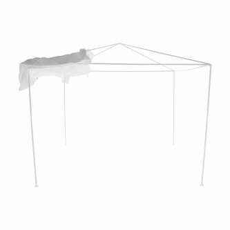 Cort de grădină pentru party, alb, 3x3 m, TEKNO TYP 1